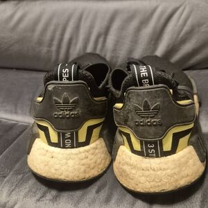 Adidas Men Black and Yellow Sneakers